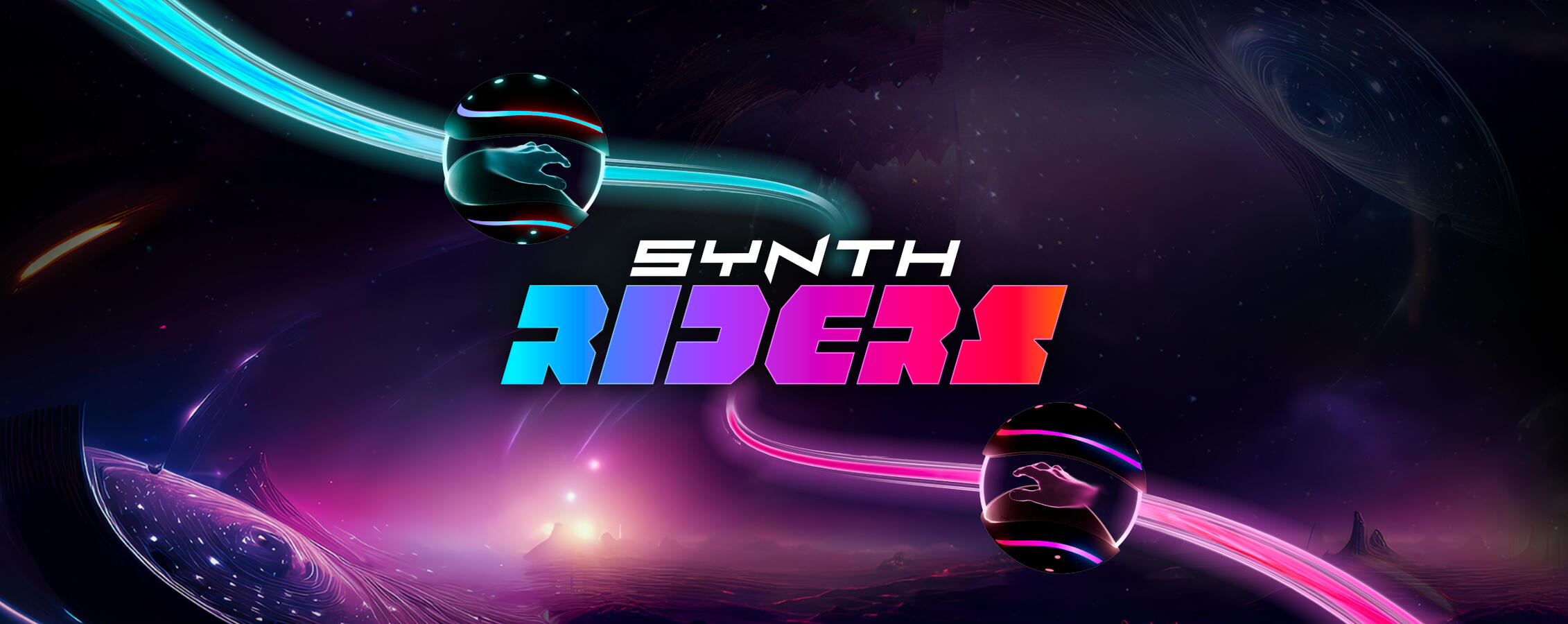 Kluge Interactive's Synth Riders for Apple Vision Pro.